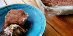 Vegan tiramisu